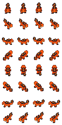 Ember Newt pixel sprite