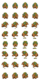 Mossback Bear pixel sprite